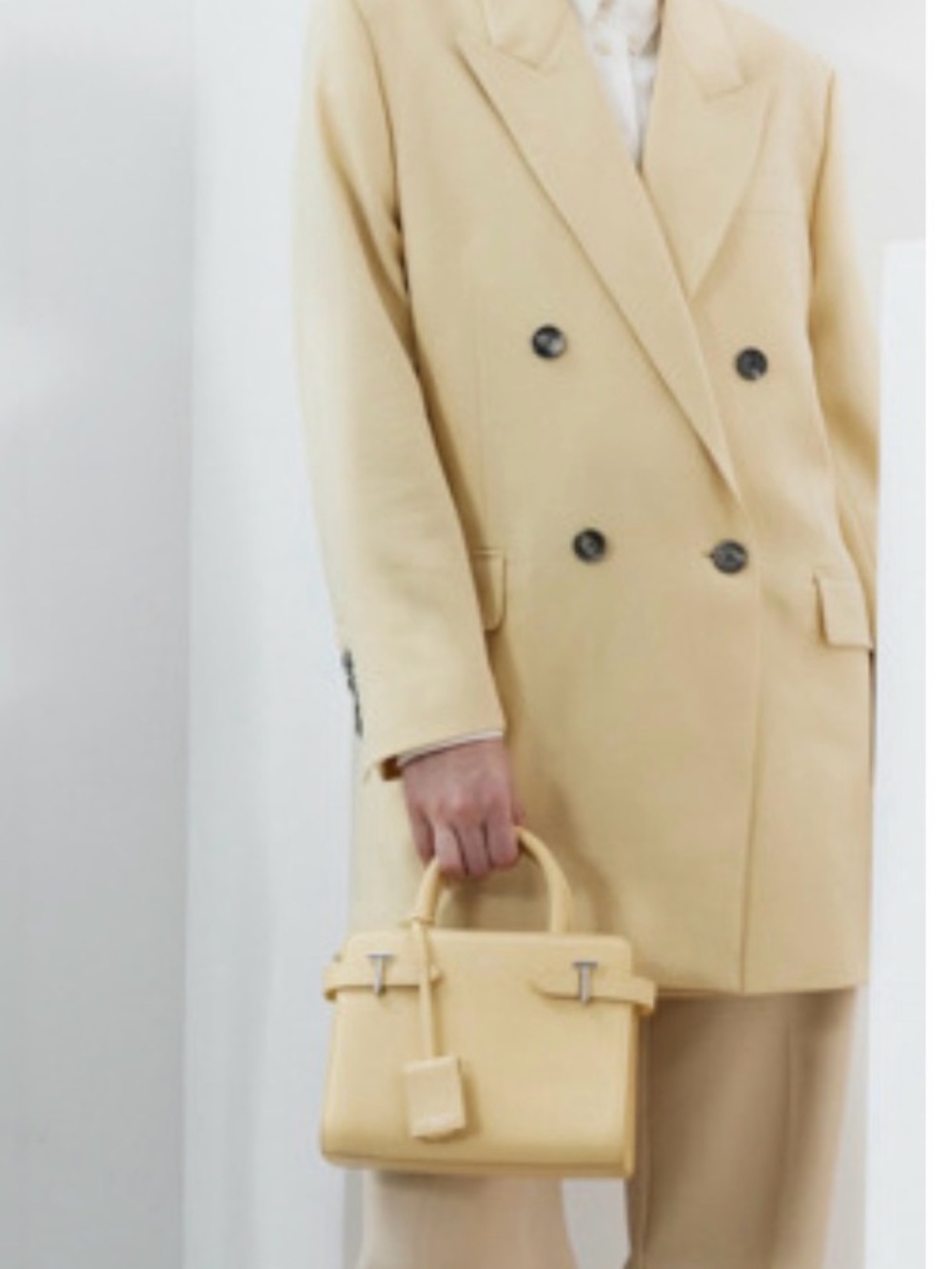 Le Tanneur Emilie bag in Aurore Yellow - Picture 3 of 8